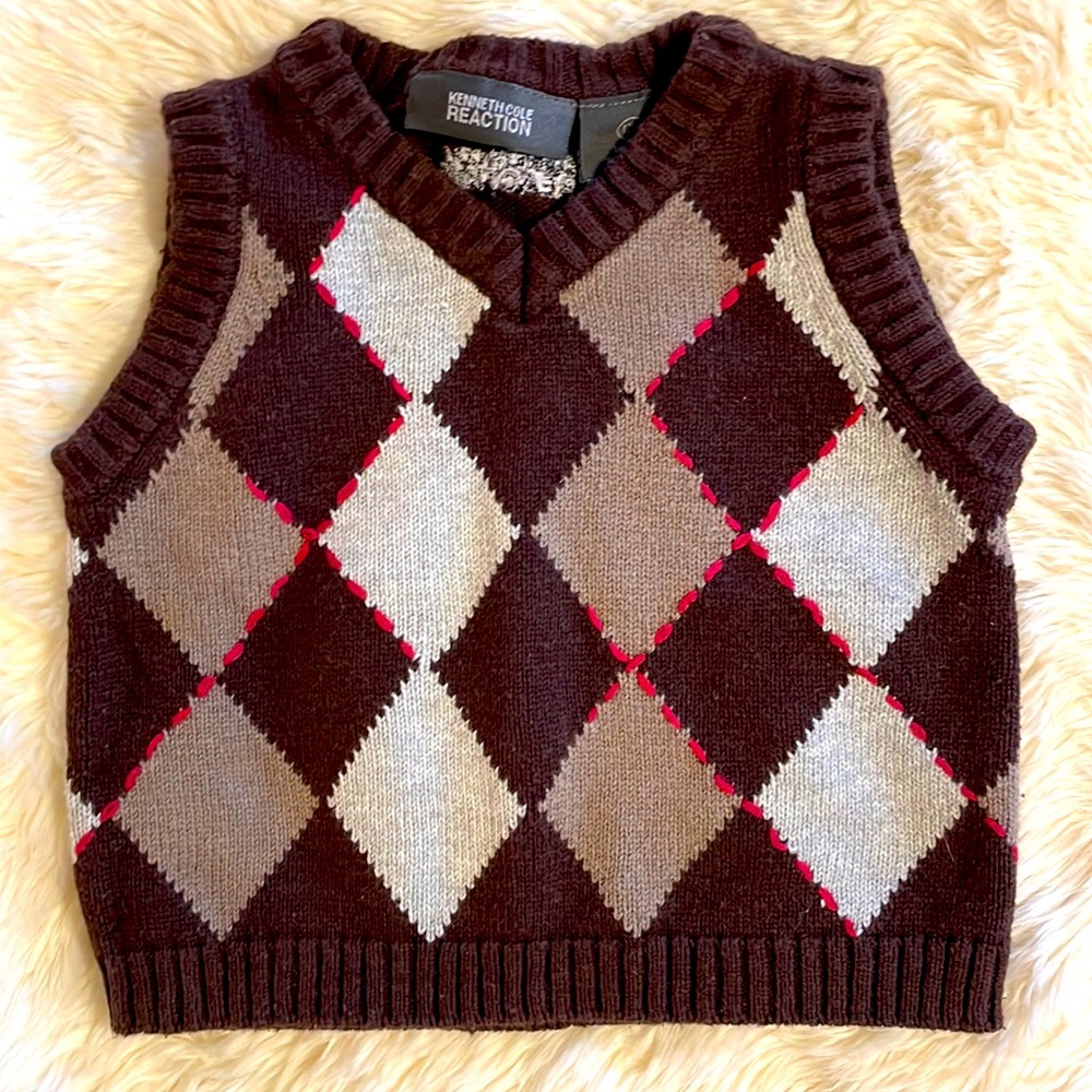 Kenneth Cole Reaction sweater vest, size 12 month